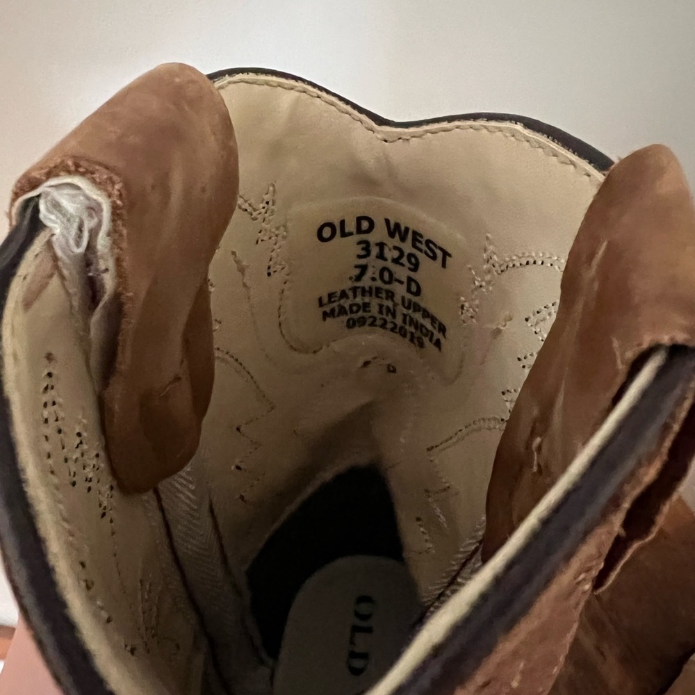 Toddler Old West Cowboy Boots - Size 7